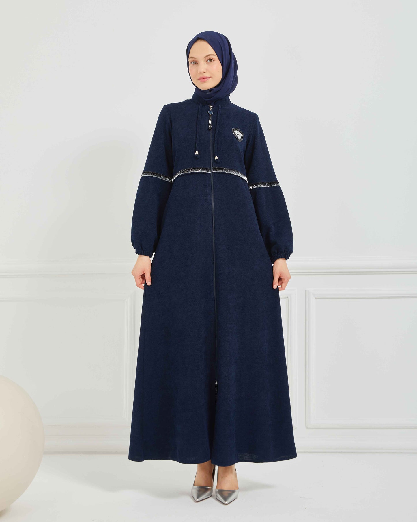 Kışlık Ferace Lacivert | K20835