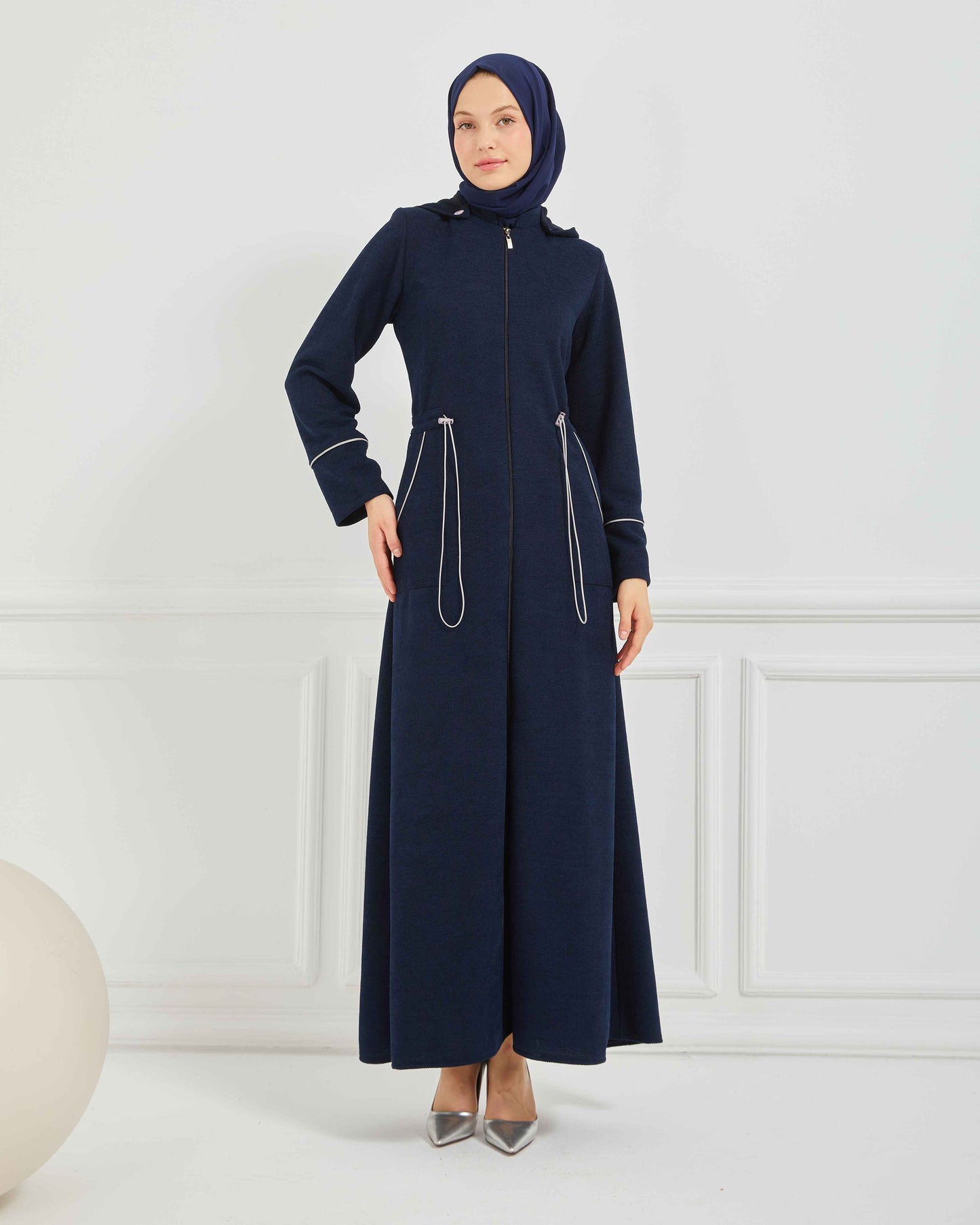 Kışlık Ferace Lacivert | K20985