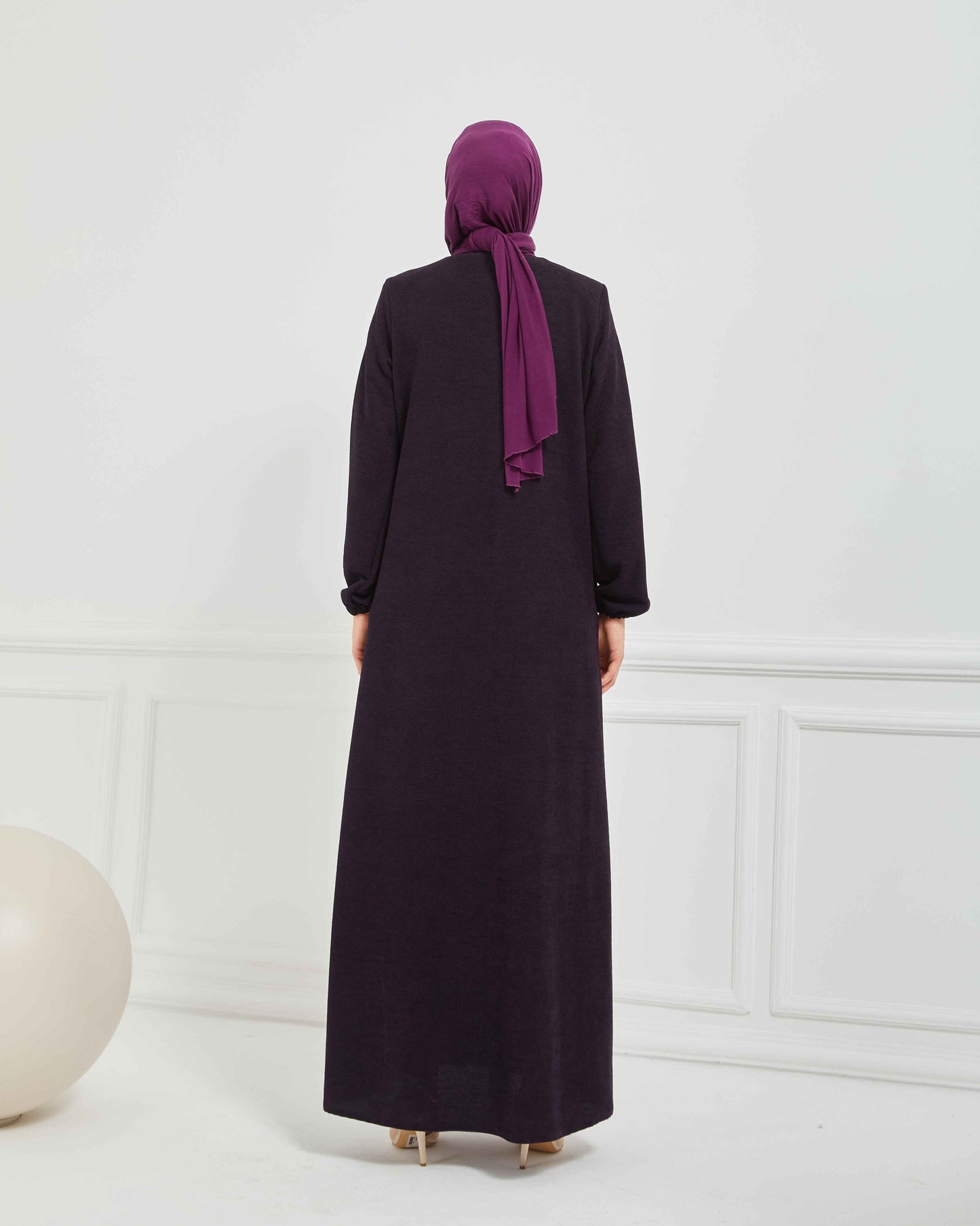 Kışlık Ferace Mürdüm | K20958