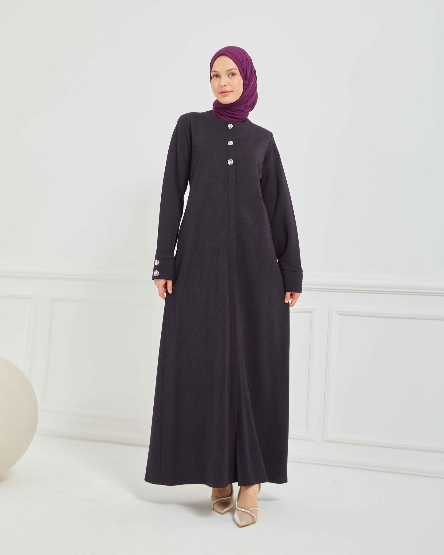 Kışlık Ferace Mürdüm | K207528