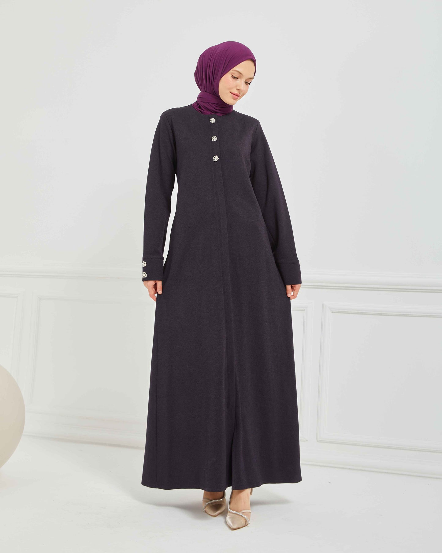 Kışlık Ferace Mürdüm | K207528