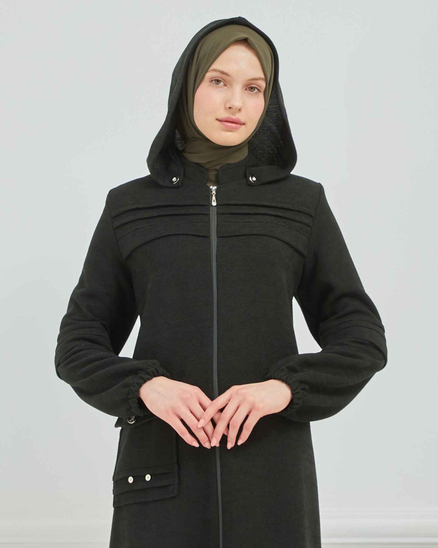 Kışlık Ferace Haki | K20999