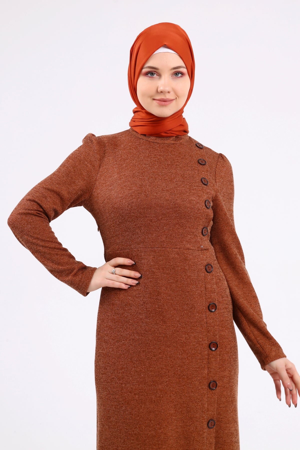 Kışlık Elbise Taba | 302337