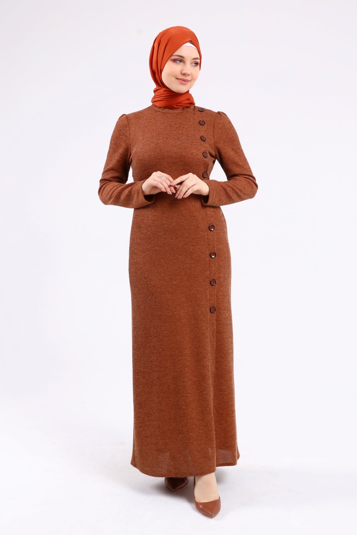 Kışlık Elbise Taba | 302337