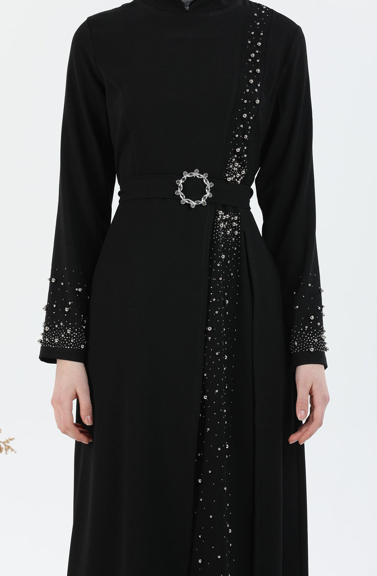 Robe ceinture noire | 3025-1