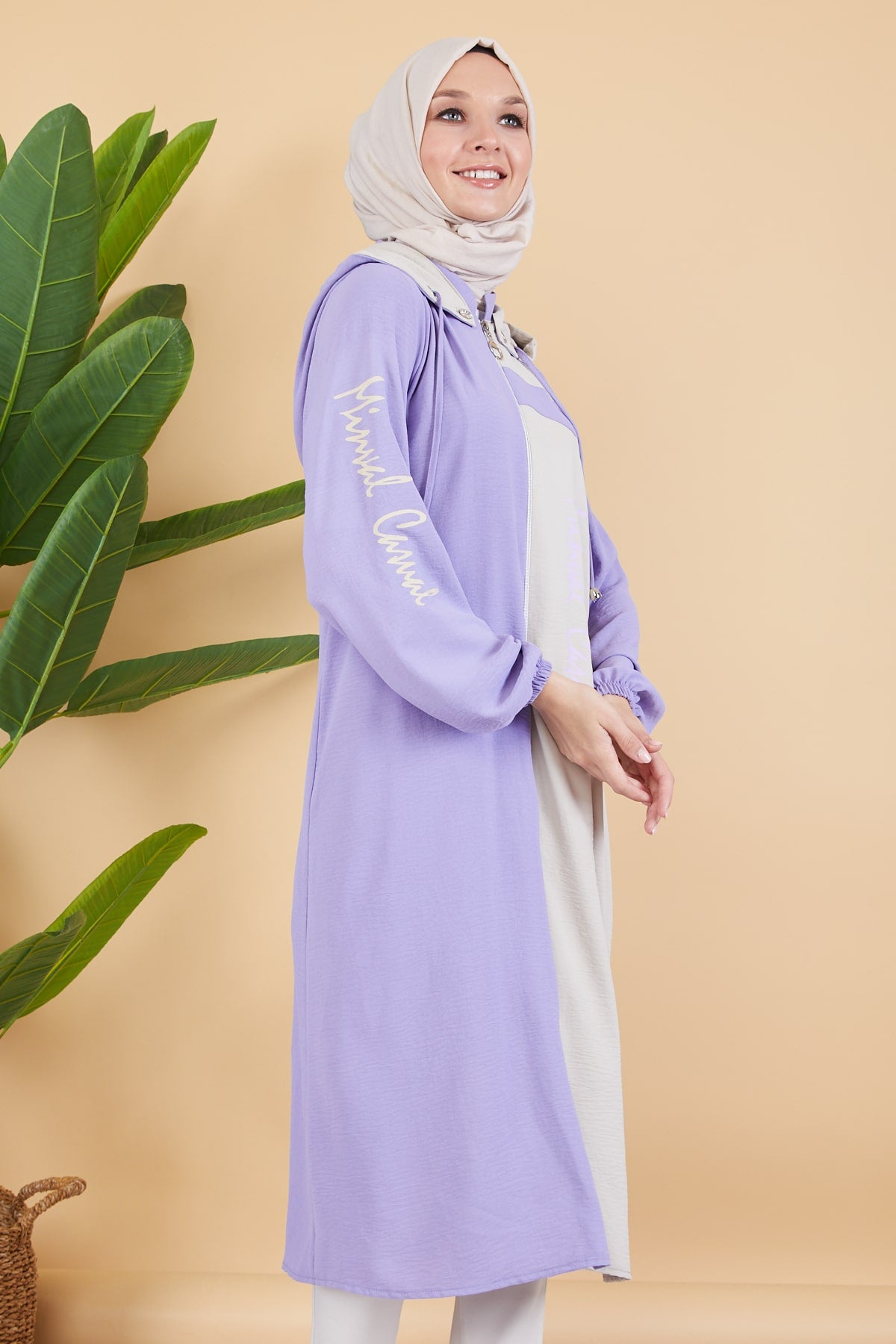 Ayrobin Tesettür Kap Lila | 901039