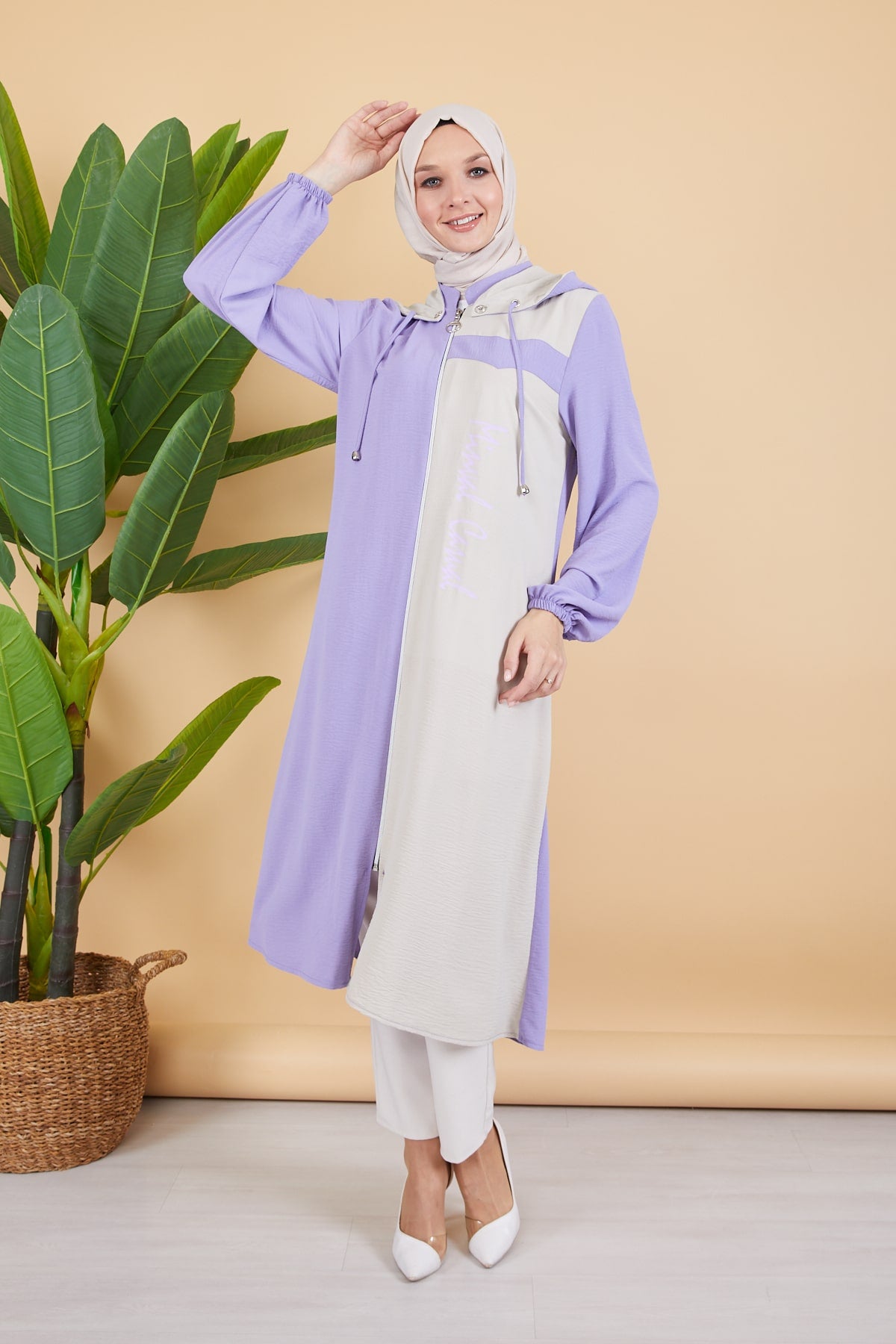 Ayrobin Tesettür Kap Lila | 901039