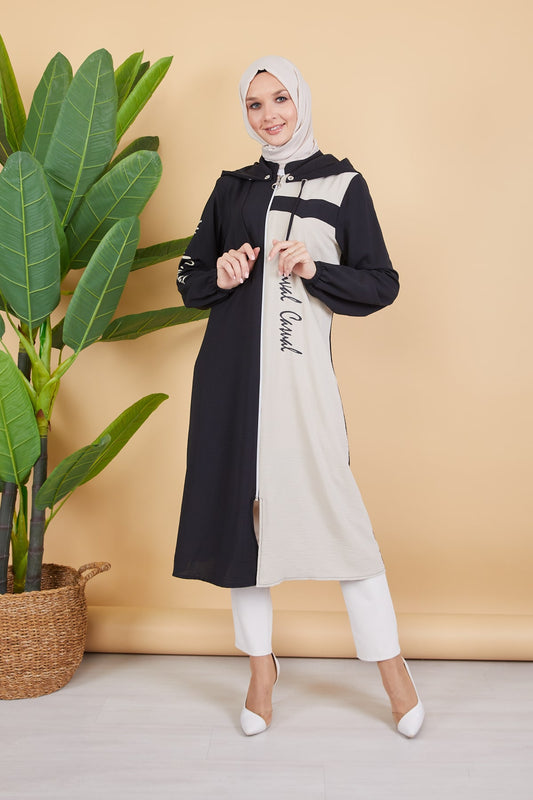 Robe en mousseline grande taille avec pierres bordeaux | 8013-2-7