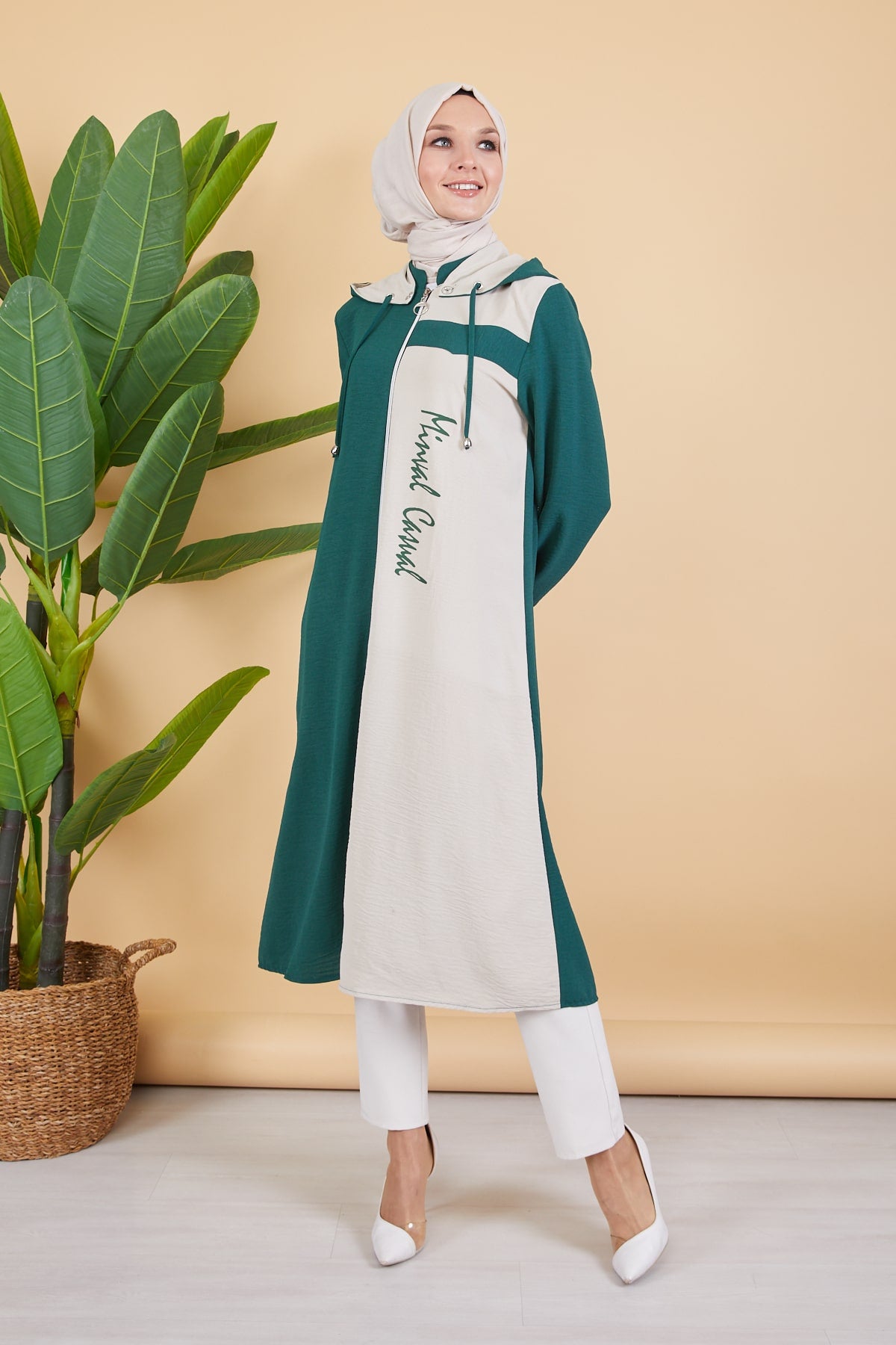 Robe en mousseline grande taille avec pierres bordeaux | 8013-2-7