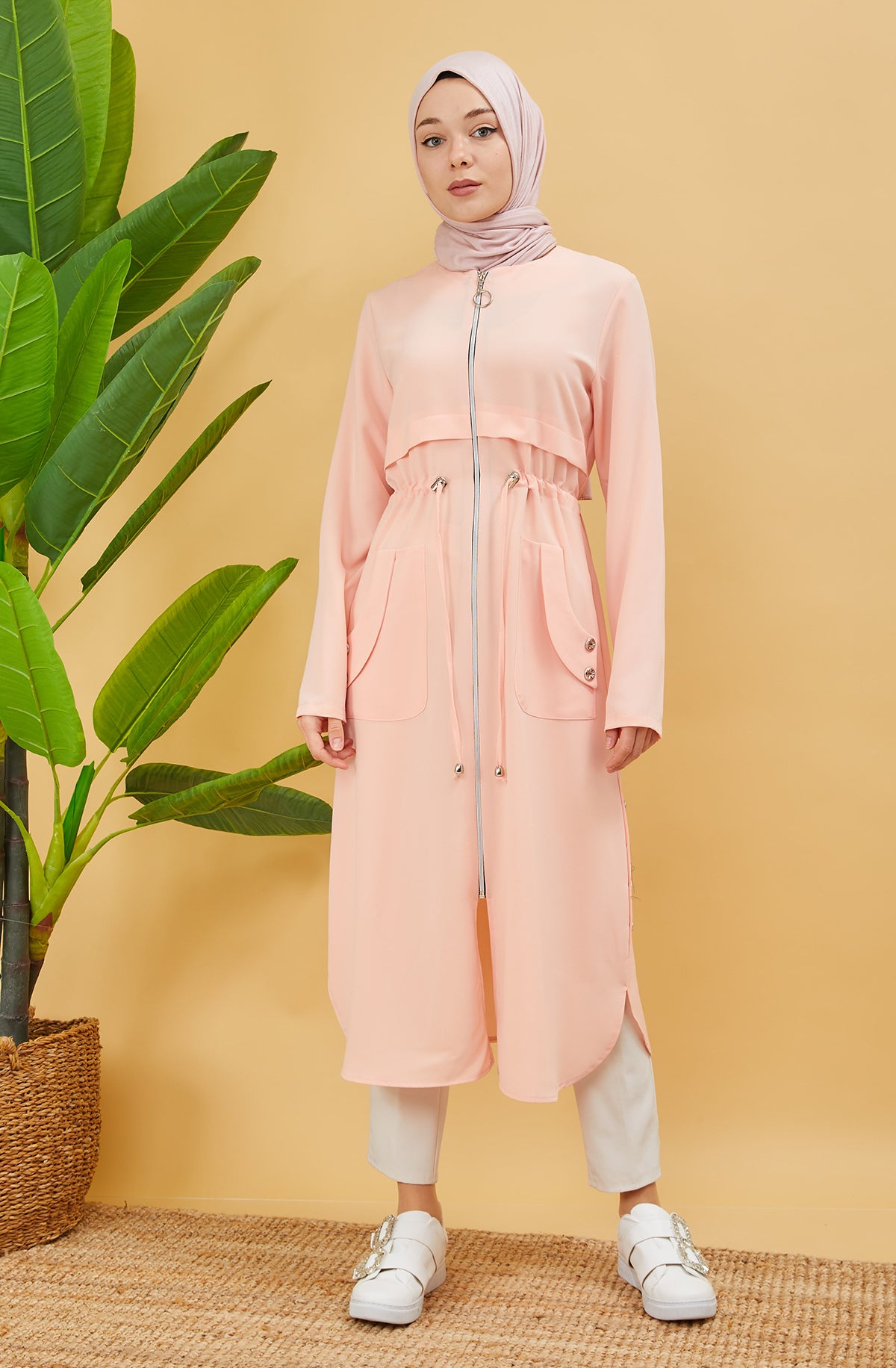 Tesettür Kap Pembe | 90113