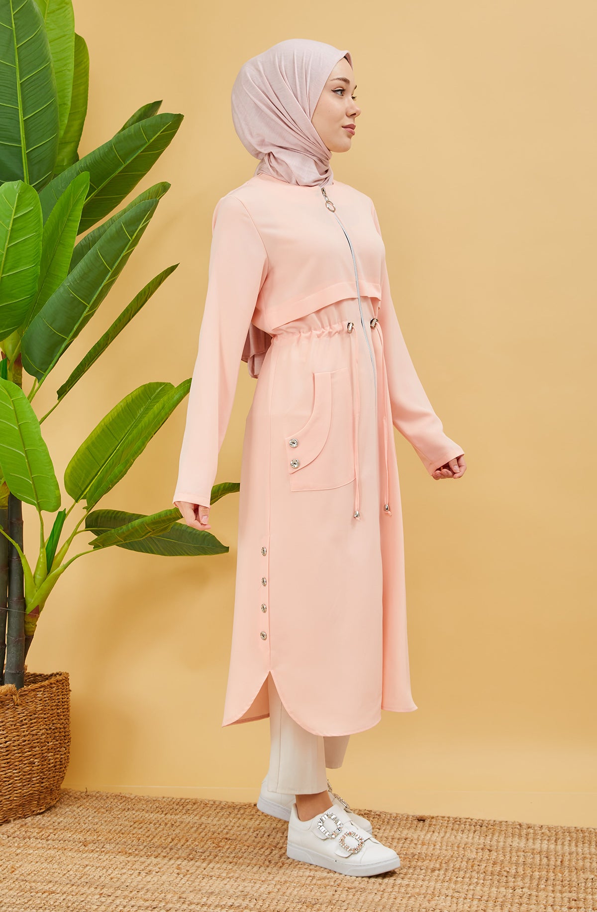 Tesettür Kap Pembe | 90113