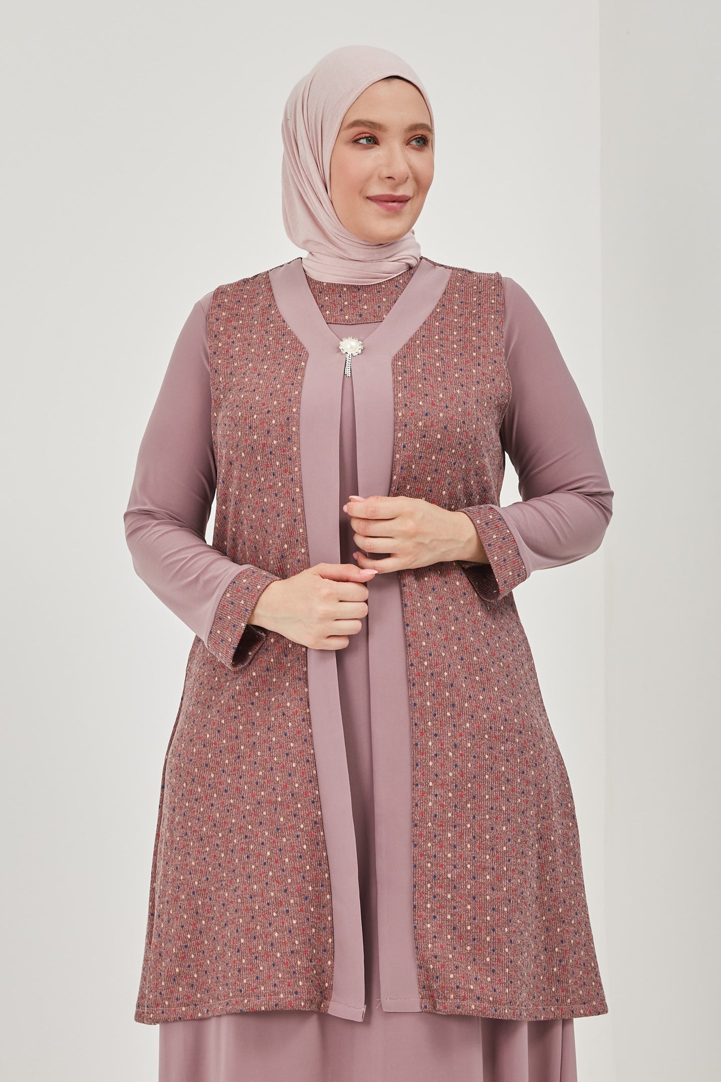 Yelekli İkili Takım Pembe | 801633