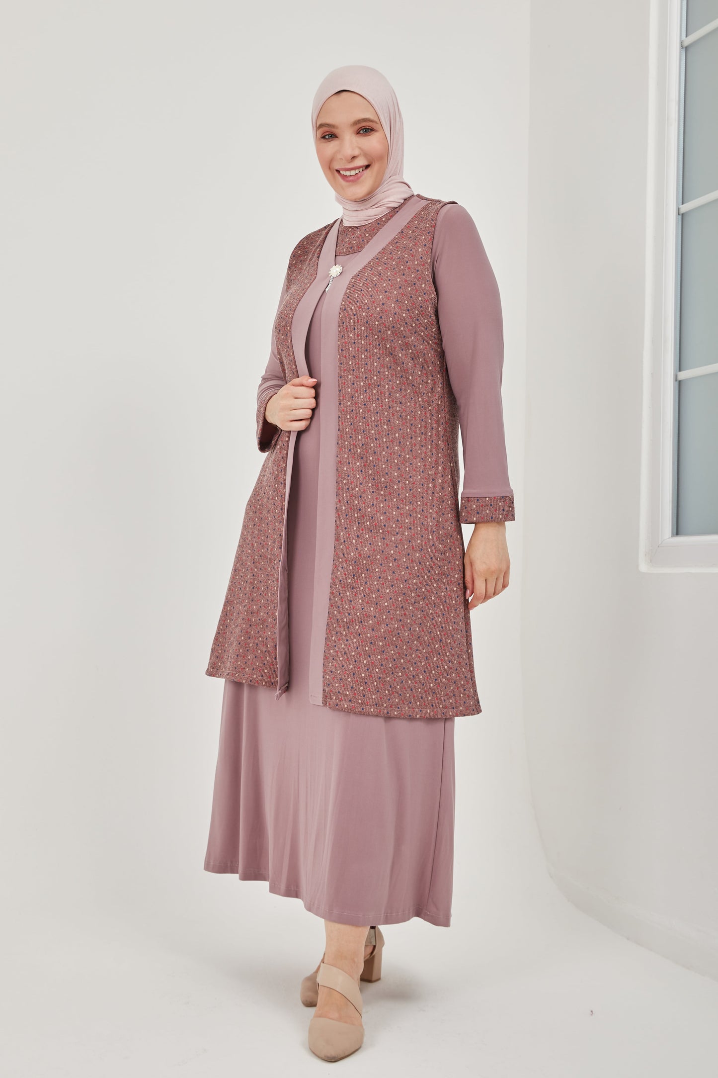 Yelekli İkili Takım Pembe | 801633