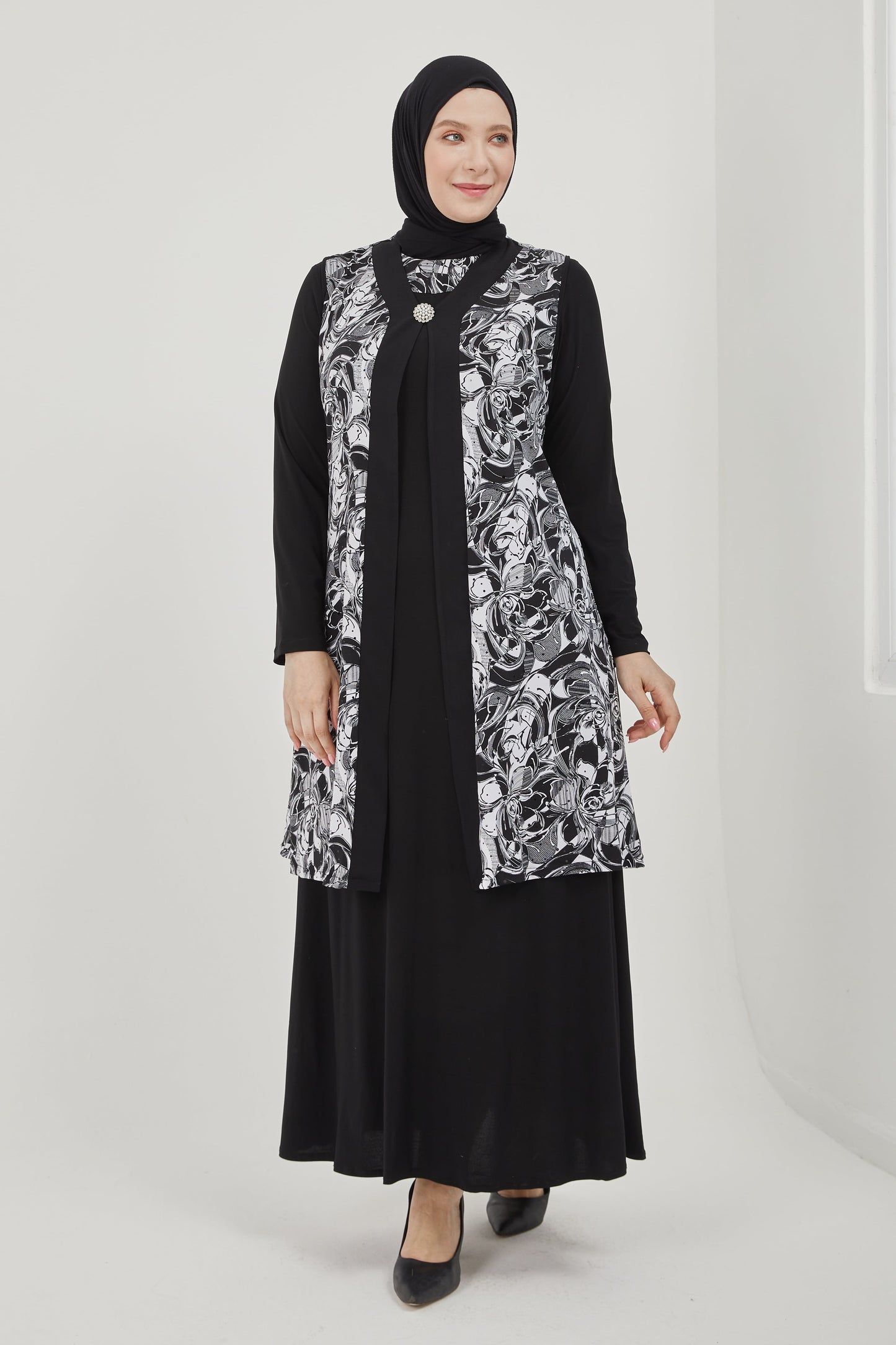 ensemble grande taille NOIR | 8016-DSN 2