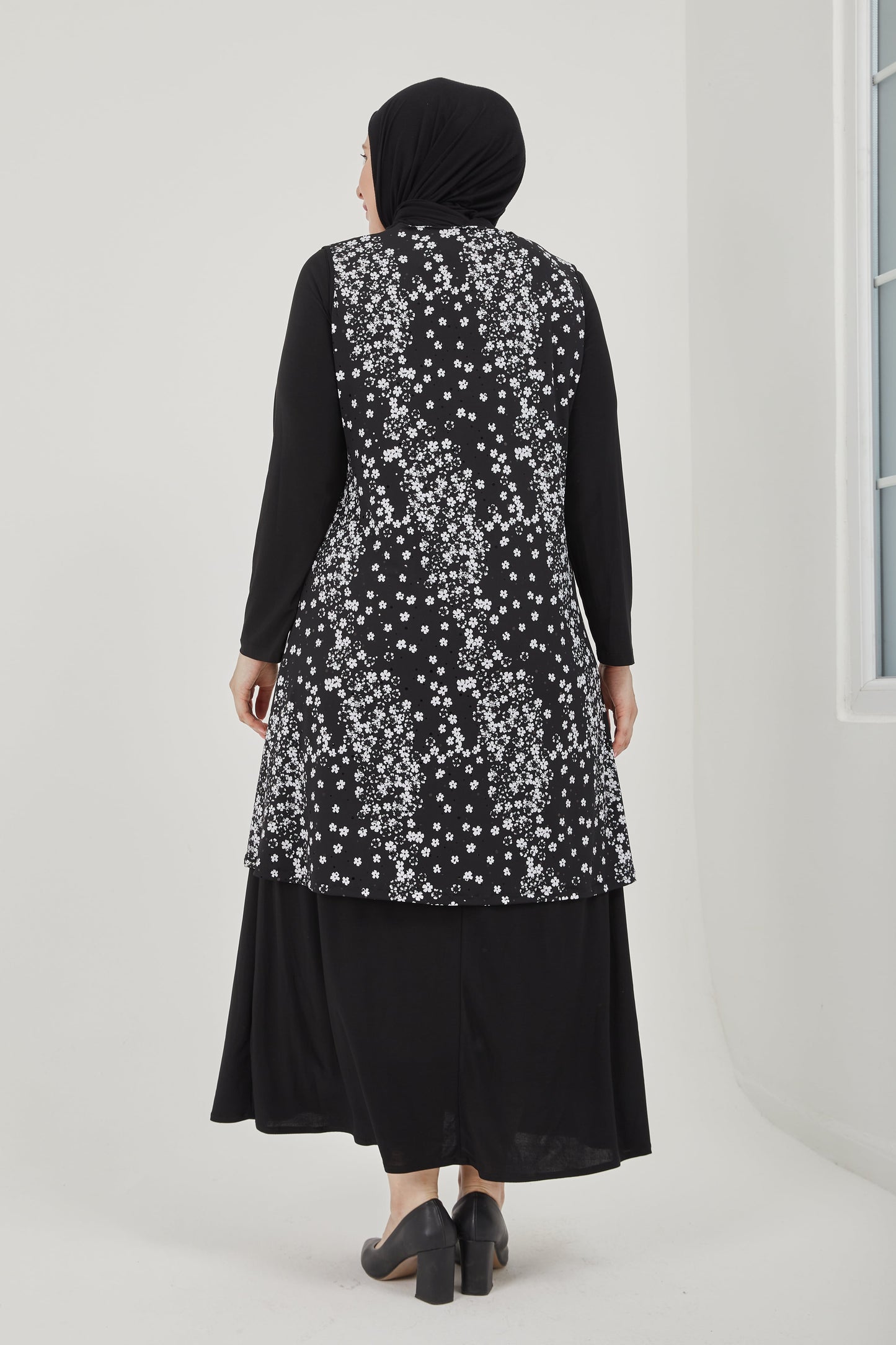 ensemble grande taille NOIR  | 8016-DSN5