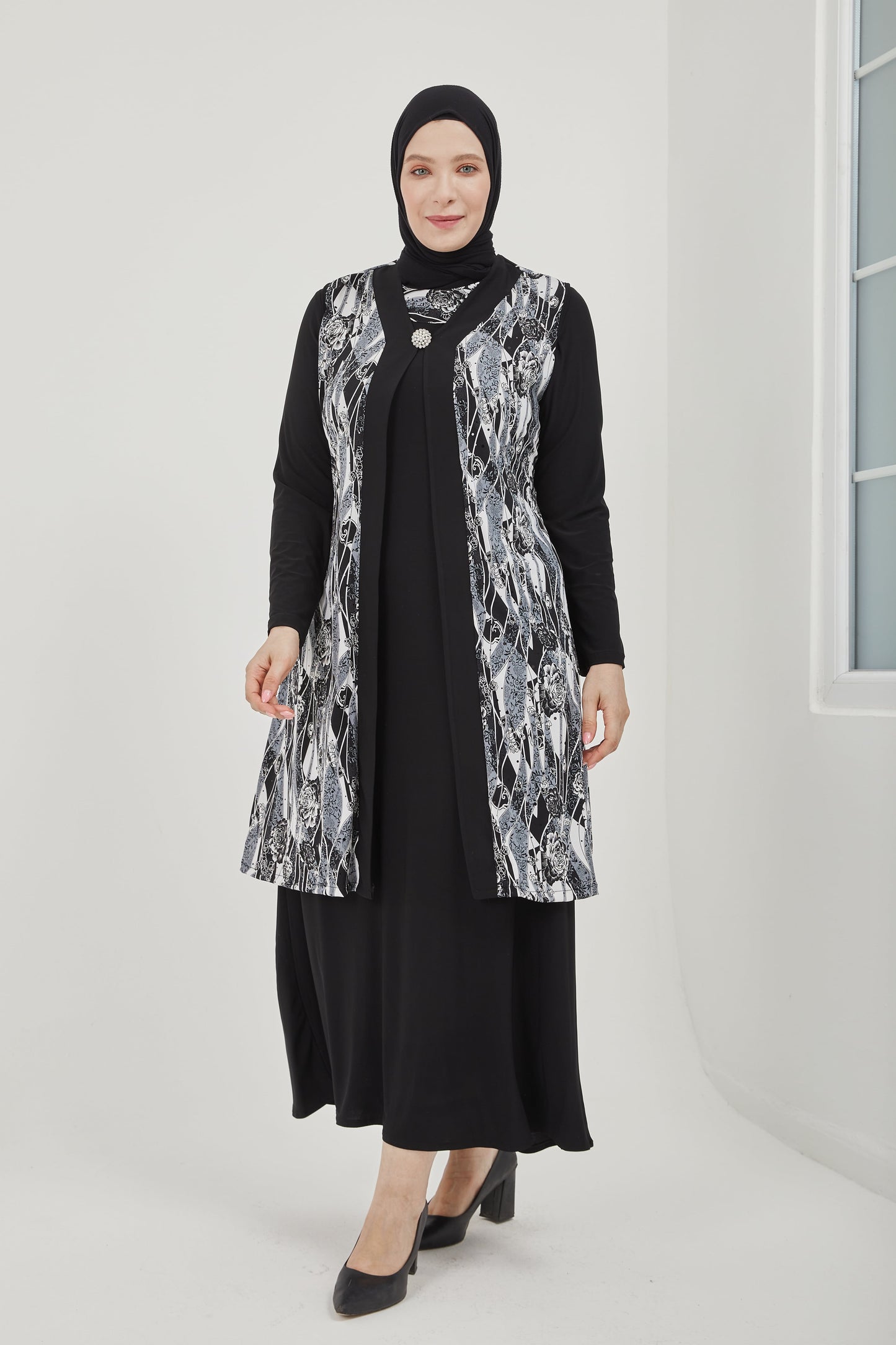 ensemble grande taille NOIR | 8016-DSN4