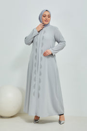 Kaki Abaya Grande Taille de Nouvelle Saison | 2066-3-24