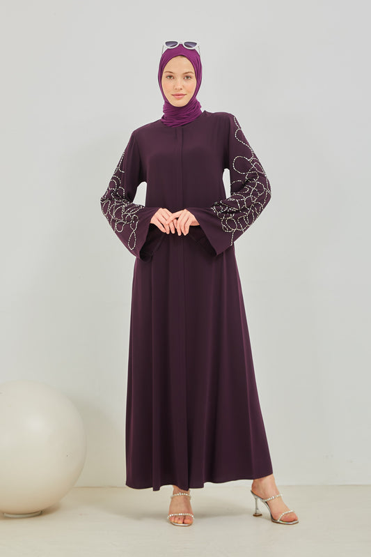 Abaya mauve | 2024-6-8