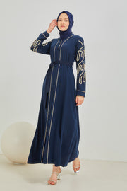 Abaya bleu nuit  2067-6-5