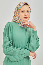 Abaya vert eau  | 2089-15