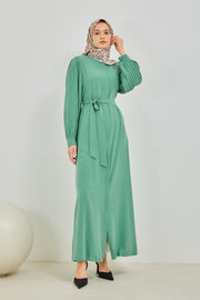 Abaya vert eau  | 2089-15