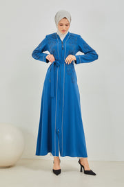 Abaya bleu roi  |  2067-5-6