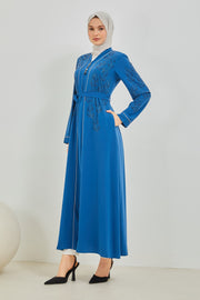 Abaya bleu roi  |  2067-5-6