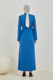 Abaya bleu roi  |  2067-5-6