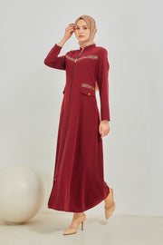 Abaya rouge  | 2094-7