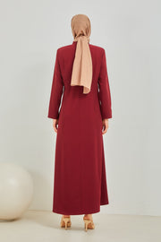 Abaya rouge  | 2094-7