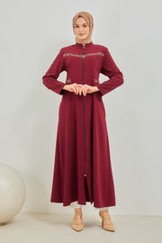 Abaya rouge  | 2094-7