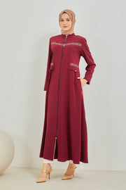 Abaya rouge  | 2094-7