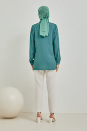 chemise vert eau | 6003-12