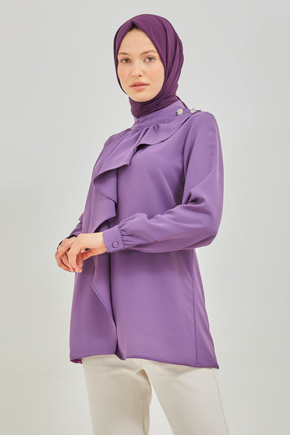 chemise mauve | 6002-12