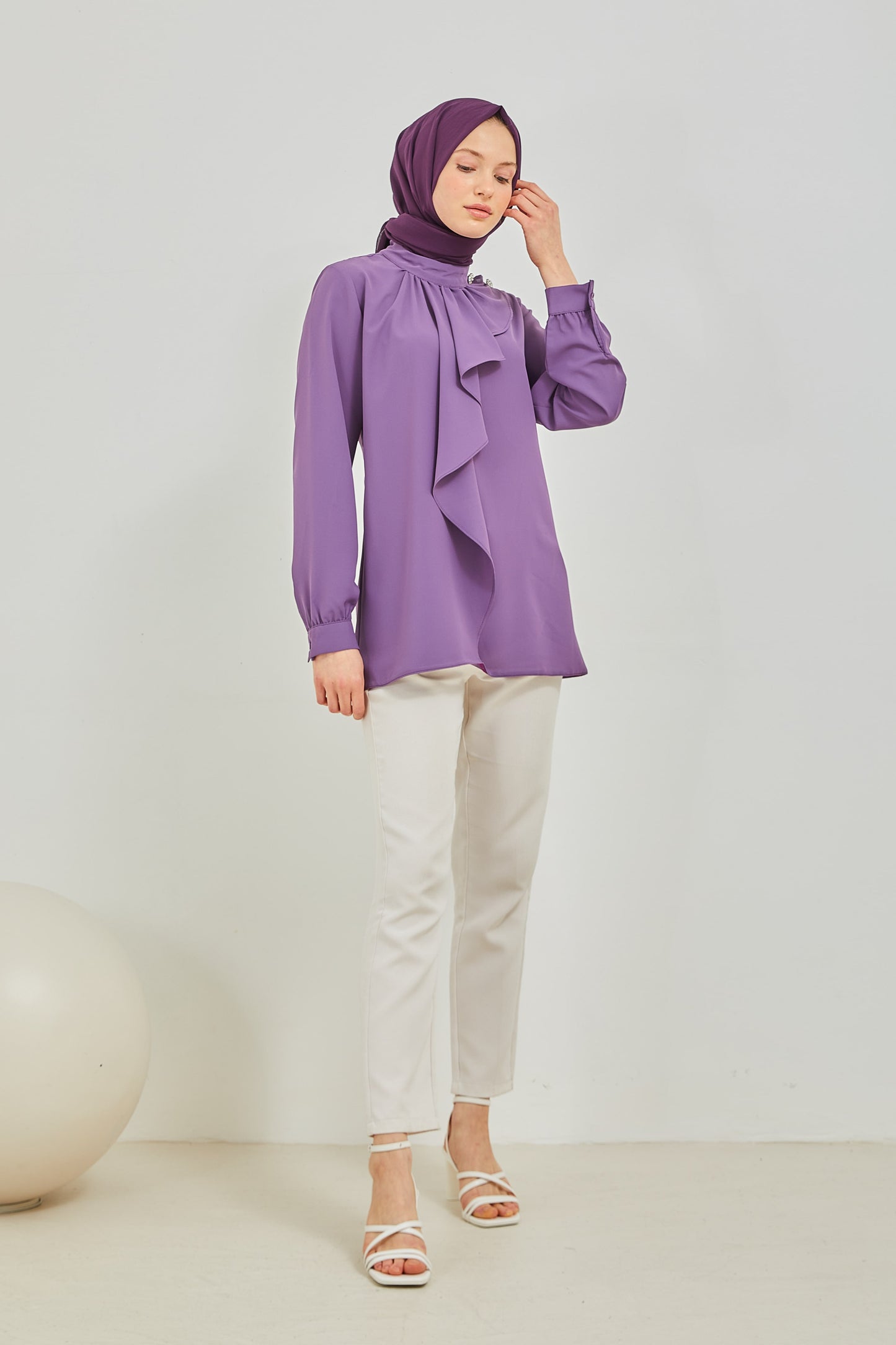 chemise mauve | 6002-12