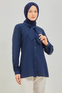 chemise bleut nuit  | 6003-5