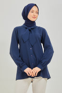 chemise bleut nuit  | 6003-5