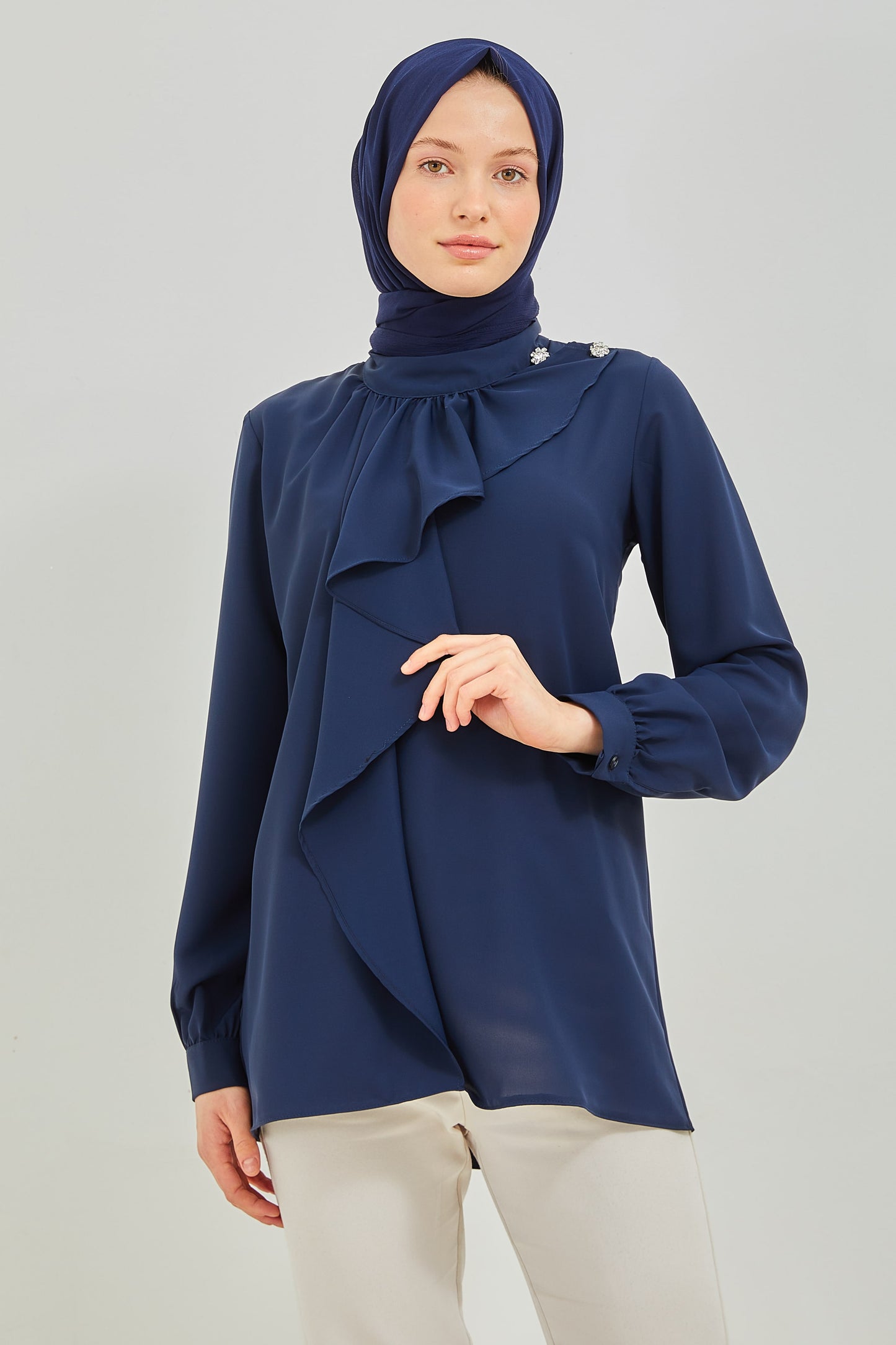 chemise bleu nuit | 6002-5