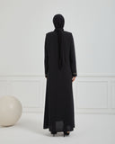 Taşlı Ferace Siyah | 207341