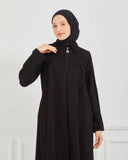 Kışlık Ferace Siyah | K20971