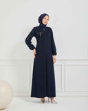 Kışlık Ferace Lacivert | K20955