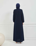 Kışlık Ferace Lacivert | K20955