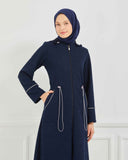 Kışlık Ferace Lacivert | K20985