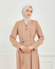 عباية مزينة بالحجر والتطريز | 12002-1