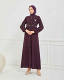 Kışlık Ferace Mürdüm | K20838