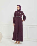 Kışlık Ferace Mürdüm | K20838