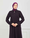 Kışlık Ferace Mürdüm | K20978