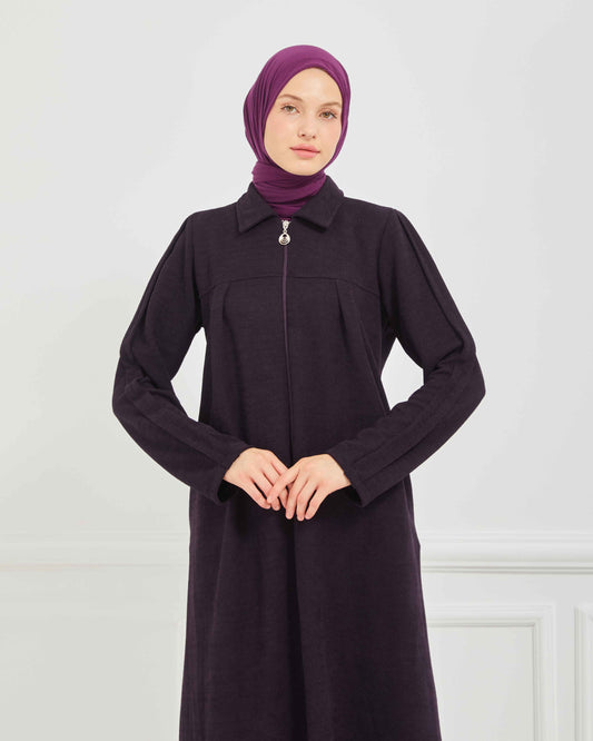 Kışlık Ferace Mürdüm | K20978