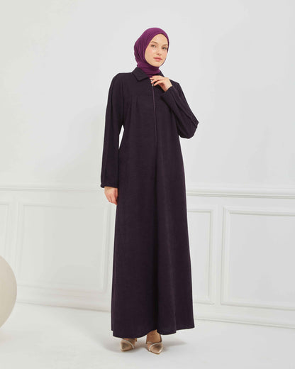 Kışlık Ferace Mürdüm | K20978