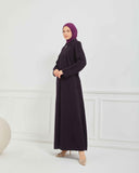 Kışlık Ferace Mürdüm | K20978